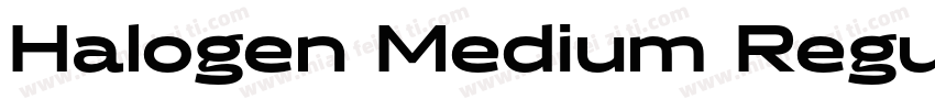 Halogen Medium Regu字体转换